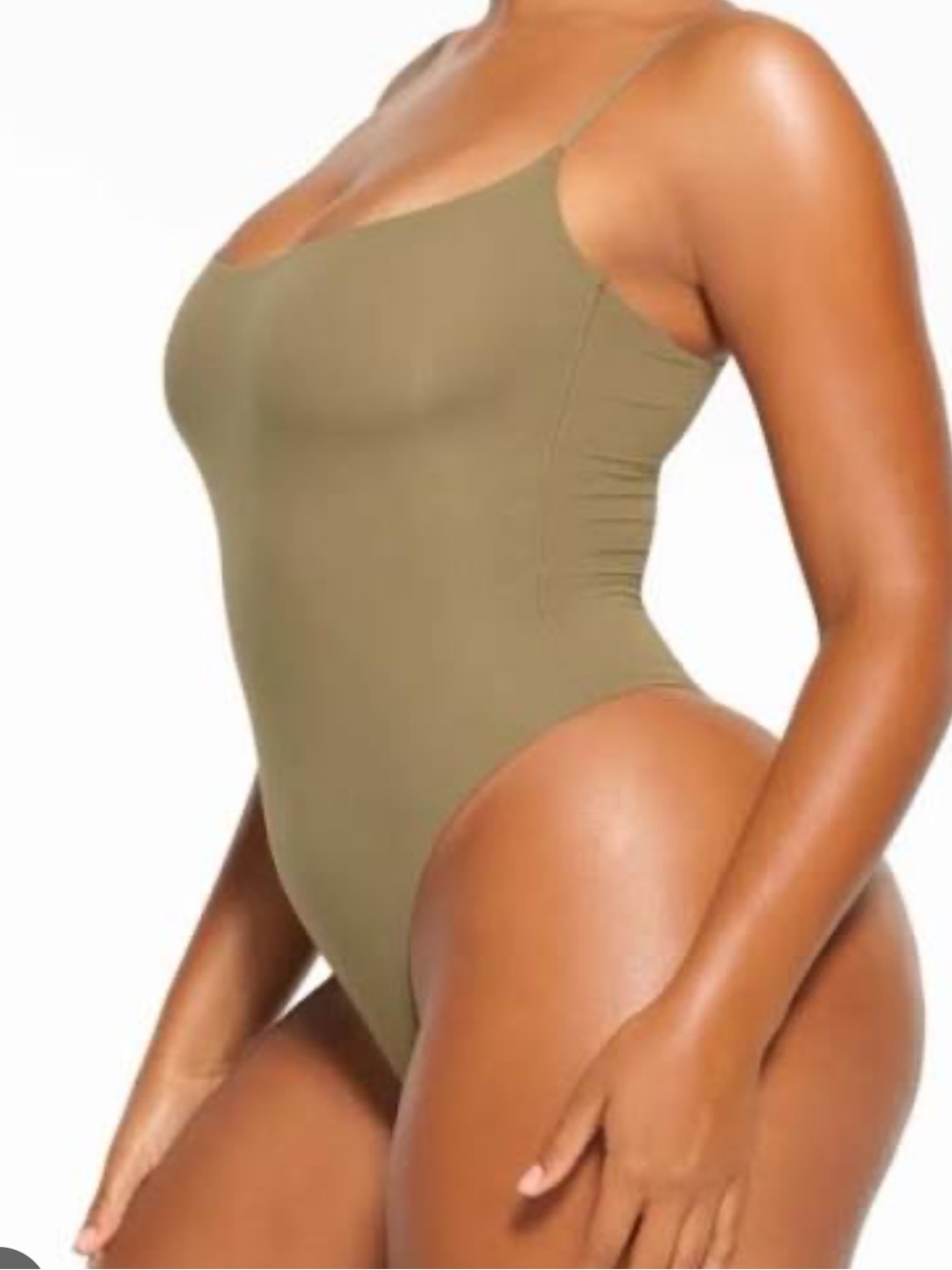 SKIMS Fits Everybody Cami Thong Bodysuit